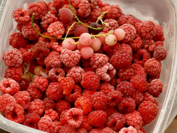 Close-up of strawberries