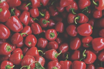 Full frame shot of strawberries