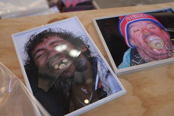 CLOSE UP OF ART ON TABLE