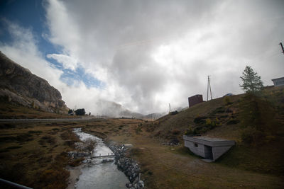 Scenic view of landscape against sky