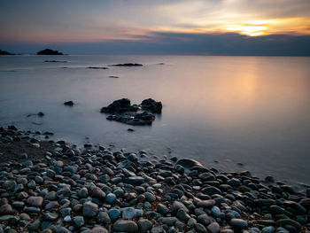 Quiet sunrise on the almerian coasts