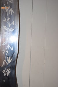 Close-up of painting on wall