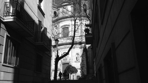 View of building in city