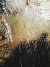 Close-up of splashing water