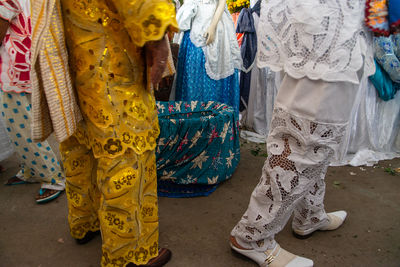 Candomble fans are seen in rituals at the bembe do mercado festival 