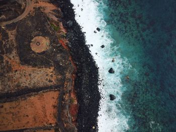 Aerial view of sea