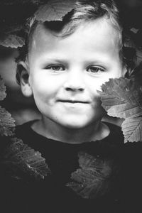 Portrait of smiling boy