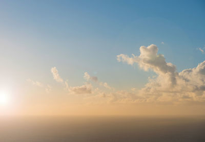 Low angle view of clouds in sky