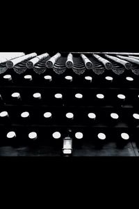 Close-up of object over black background