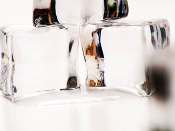 Close-up of ice cream in glass