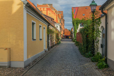 Street amidst buildings in city