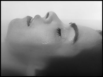 Woman looking at camera