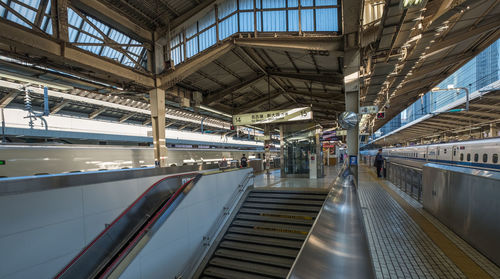 View of railroad station