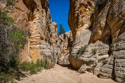 View of rock formation