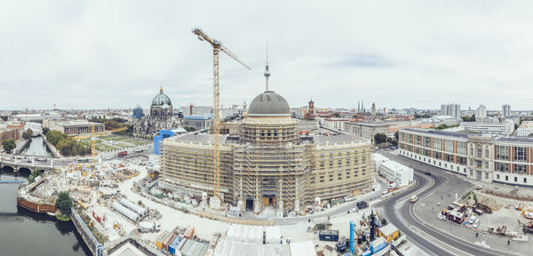 Panoramic view of buildings in city