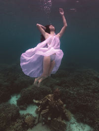 Underwater freediving model