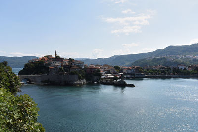 Buildings at waterfront