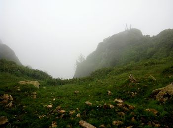 Scenic view of mountains