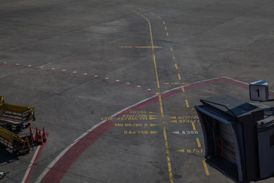 Movement and taxiway area of airport berlin tegel.