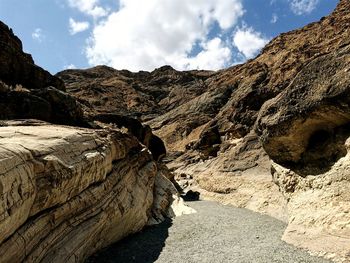 Scenic view of mountain against sky