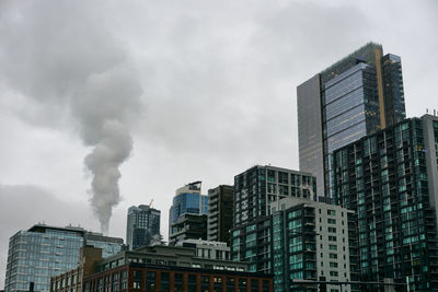 Skyscrapers against sky