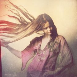 Portrait of young woman