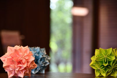 Close-up of potted plant on table