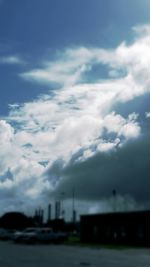 Clouds over the sea