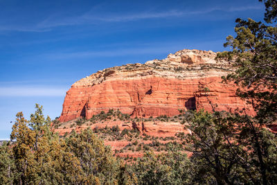 View of rock formations