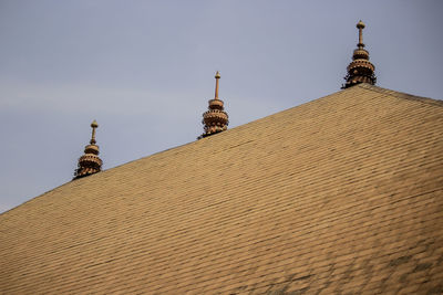 Low angle view of building against sky