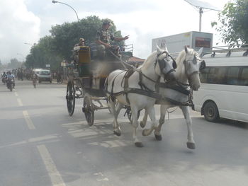 Car on road