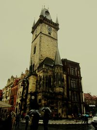 Low angle view of historic building