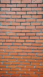Full frame shot of brick wall