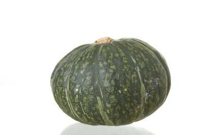 Close-up of pumpkin against white background