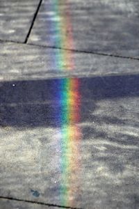 Close-up of rainbow
