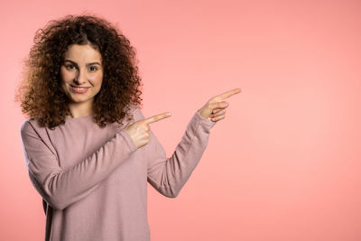 Portrait of a smiling young woman