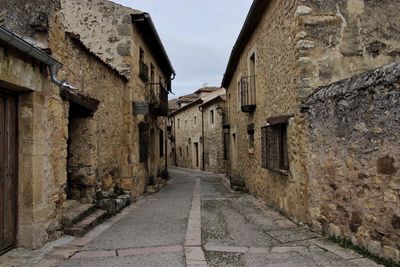 Narrow alley in old town