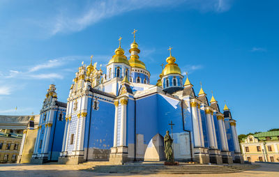 Low angle view of traditional building against sky