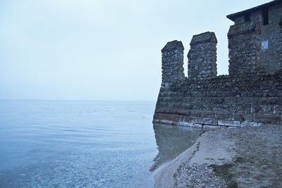 Built structure in water