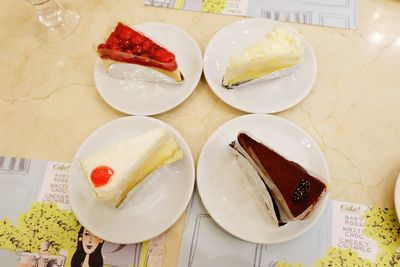 Close-up of sweet food on plate