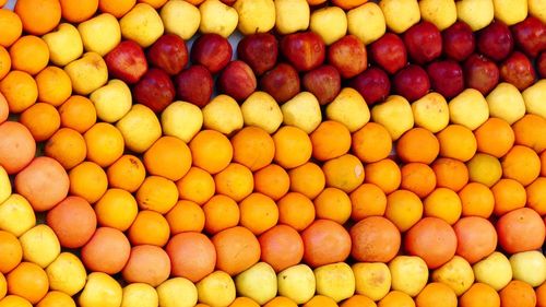 Full frame shot of fruits