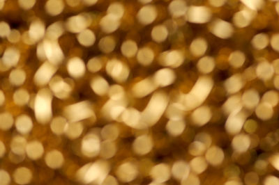 Defocused image of illuminated lights