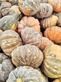 Full frame shot of onions for sale at market stall