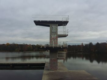 Reflection of clouds in water