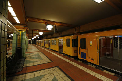 Railroad station platform