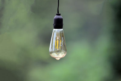 Close-up of light bulb