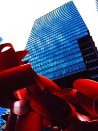 Low angle view of modern building