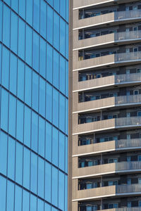 Low angle view of modern building