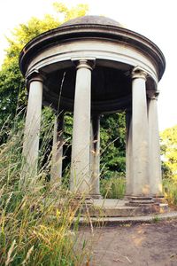 Low angle view of old building