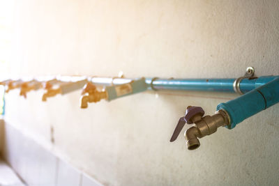 Close-up of padlocks